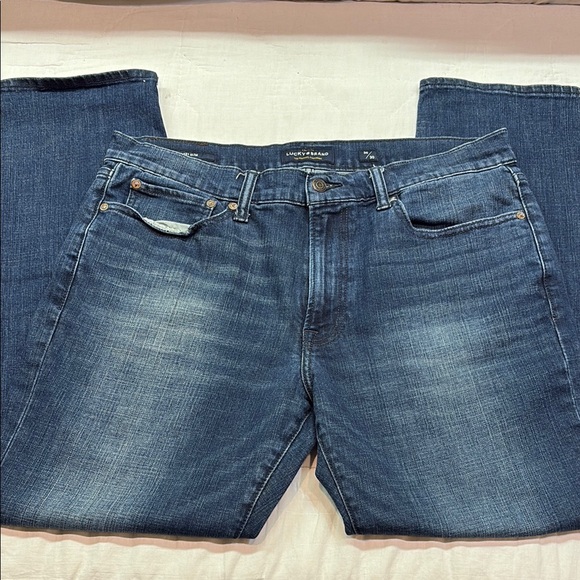Lucky Brand Other - Lucky Brand Men's 36x30 121 Heritage Slim Straight Leg Jeans Blue Denim EUC